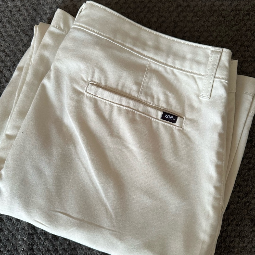 Vans Women's Wide Leg Cream Pants